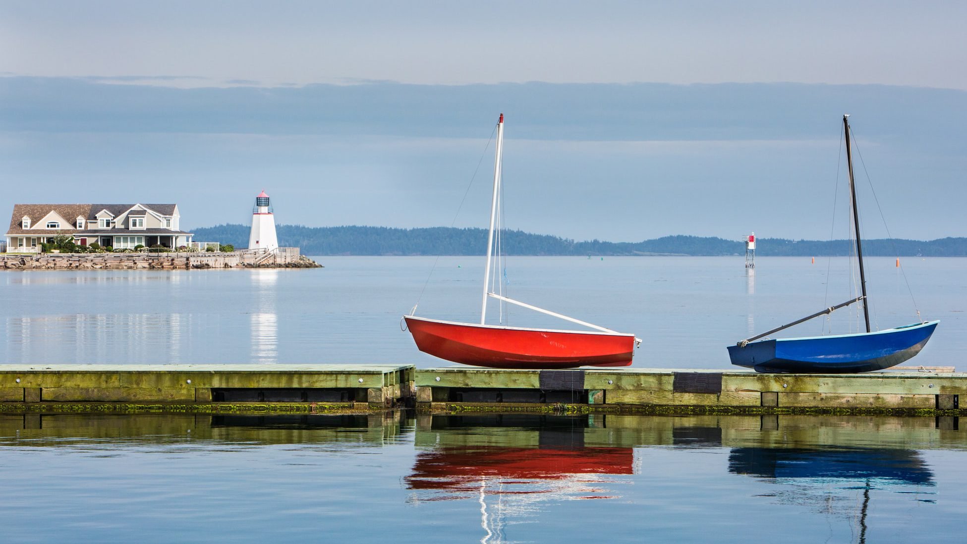 Rondreis Canada, New Brunswick, Saint Andrews, Vuurtoren