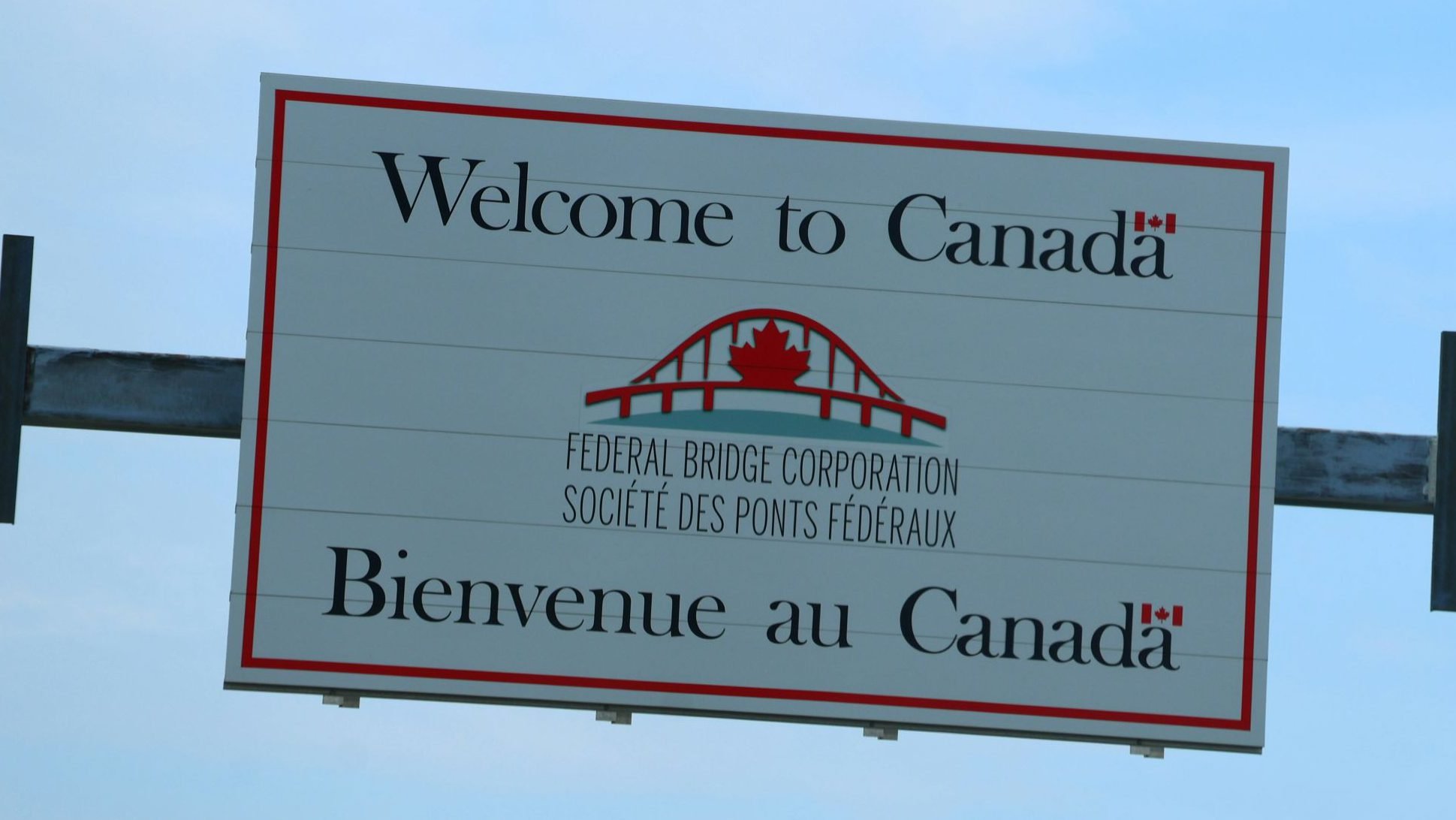 Bord-Welcome-to-Canada