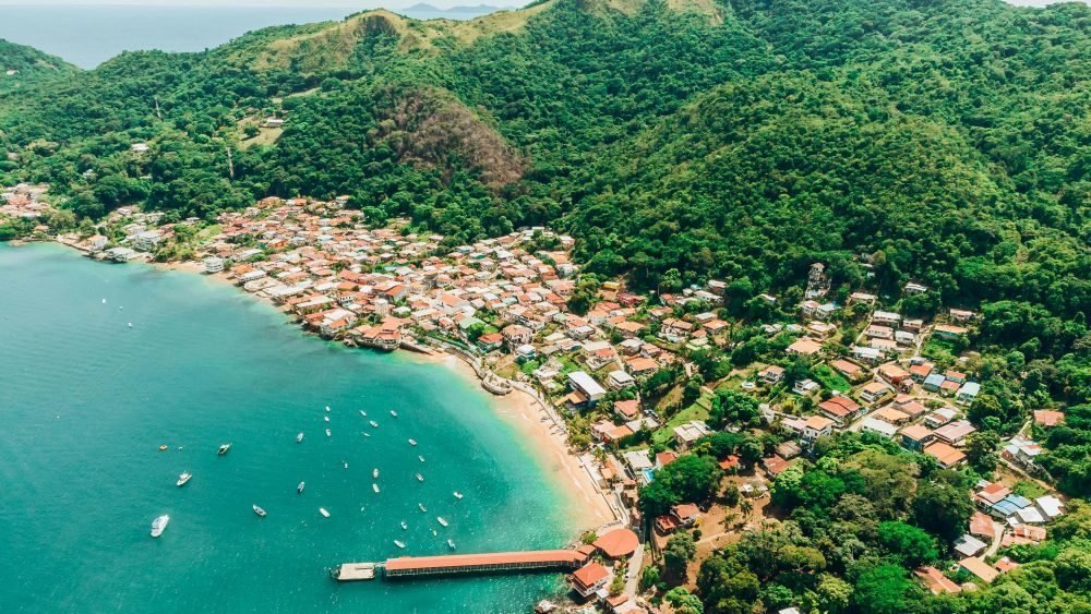 Rondreis-Panama-Taboga-Island-strand-bovenaanzicht