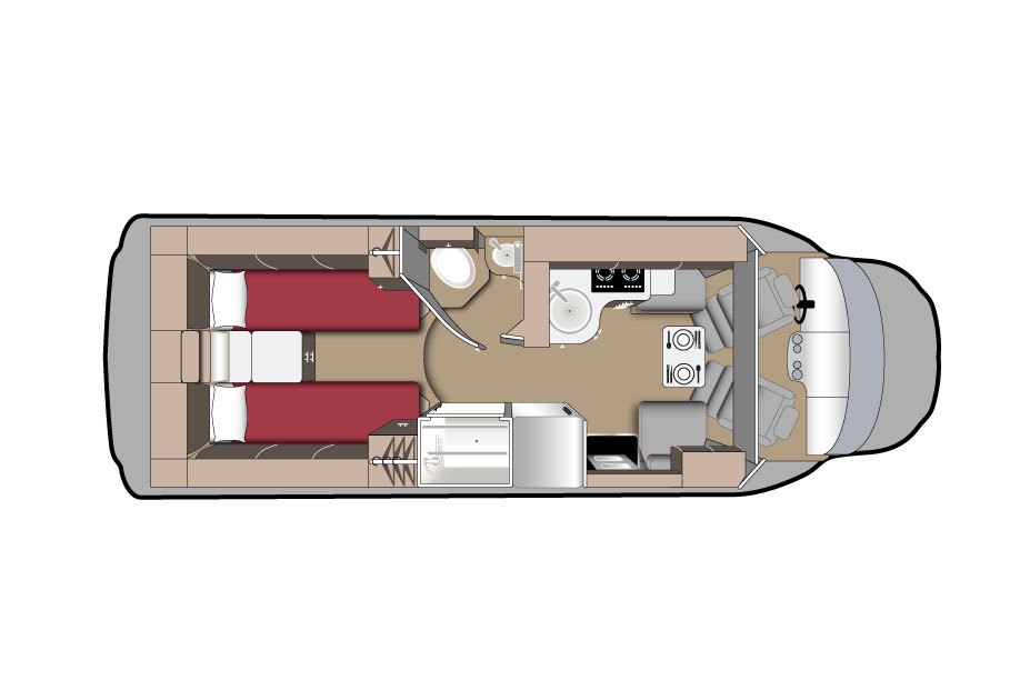 Fraserway, B+ Premium, Day Floorplan
