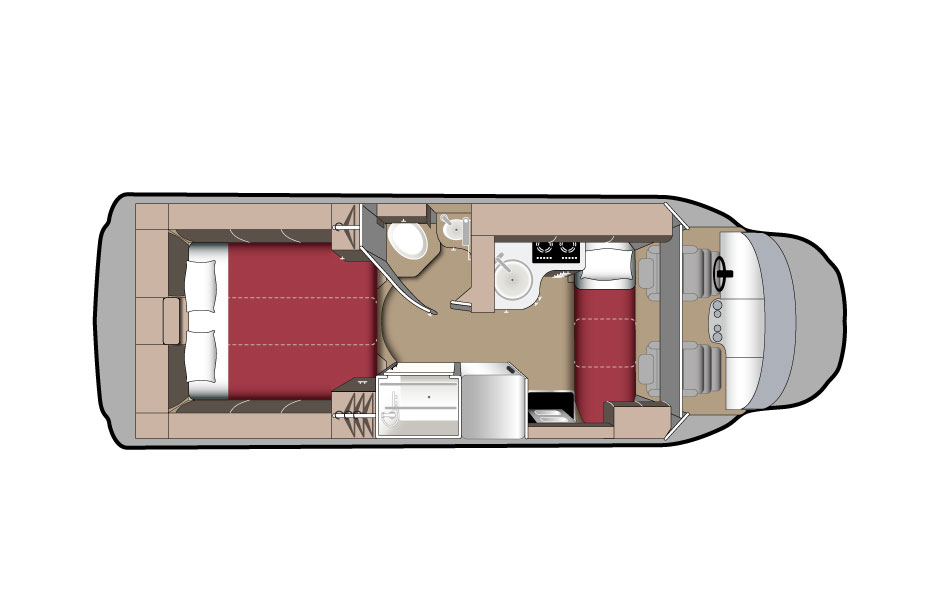 Fraserway, B+ Premium, Night Floorplan