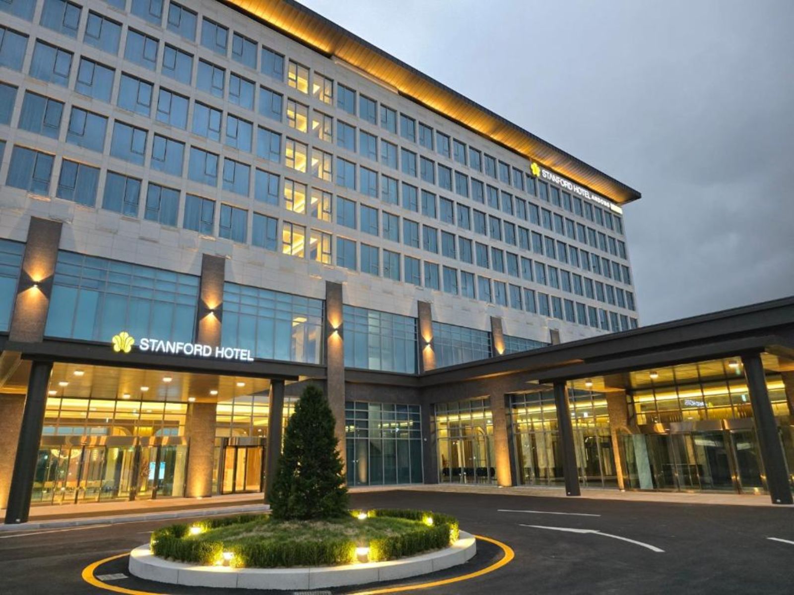 Rondreis Zuid Korea, Andong, Stanford Hotel, Buitenaanzicht