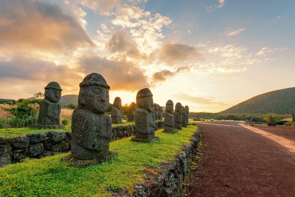 Rondreis Zuid Korea, Jeju Island, Beelden Op Het Eiland
