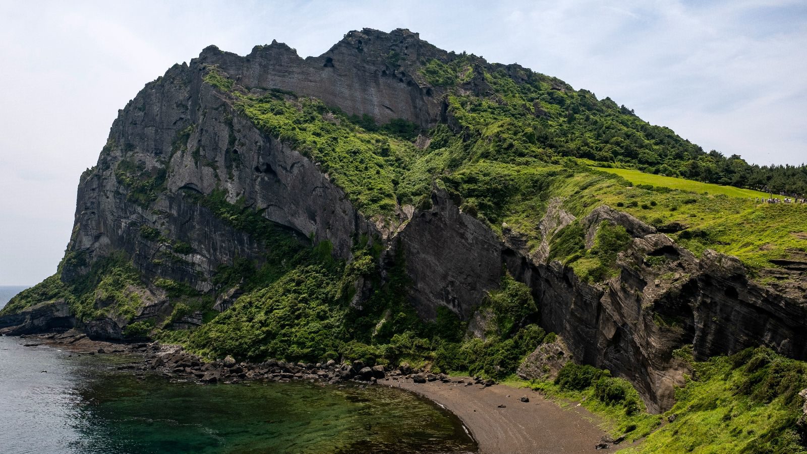 Rondreis Zuid Korea, Jeju Eiland, Klif
