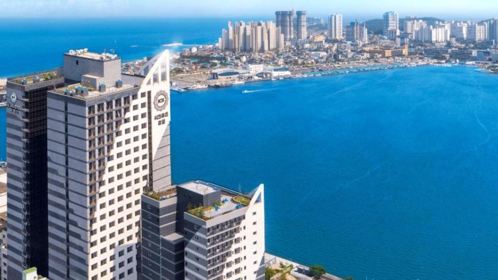 Rondreis Zuid Korea, Sokcho, Sea Cruise Hotel, Buitenaanzicht
