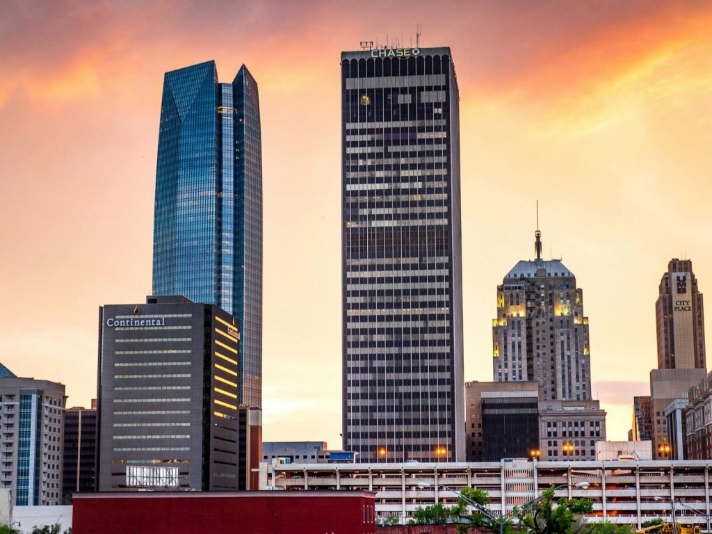 Rondreis Amerika, Oklahoma City, Gebouwen