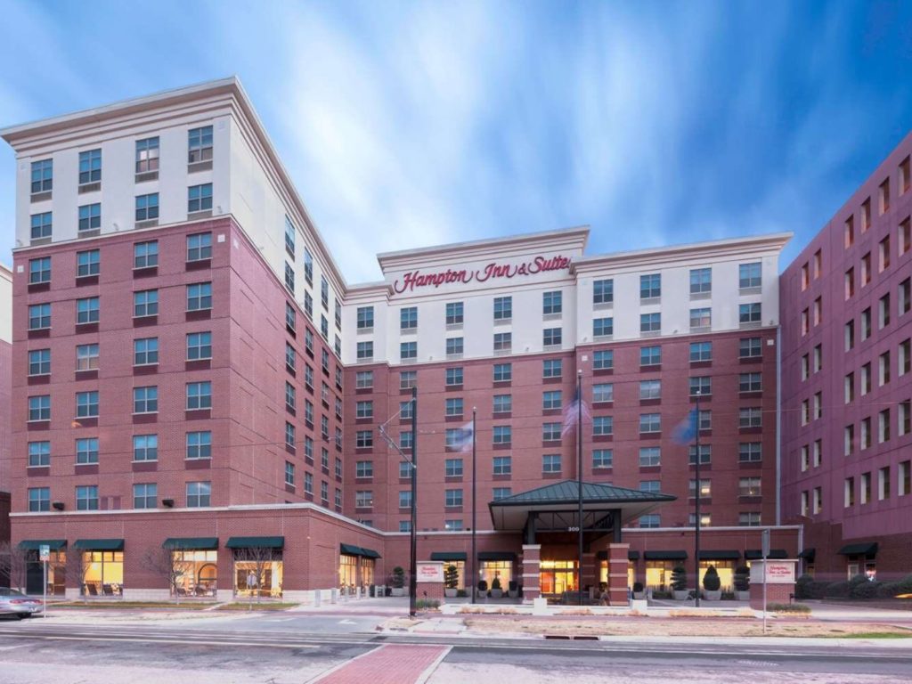 Rondreis Amerika, Hampton Inn & Suites Oklahoma City Bricktown, accommodatie