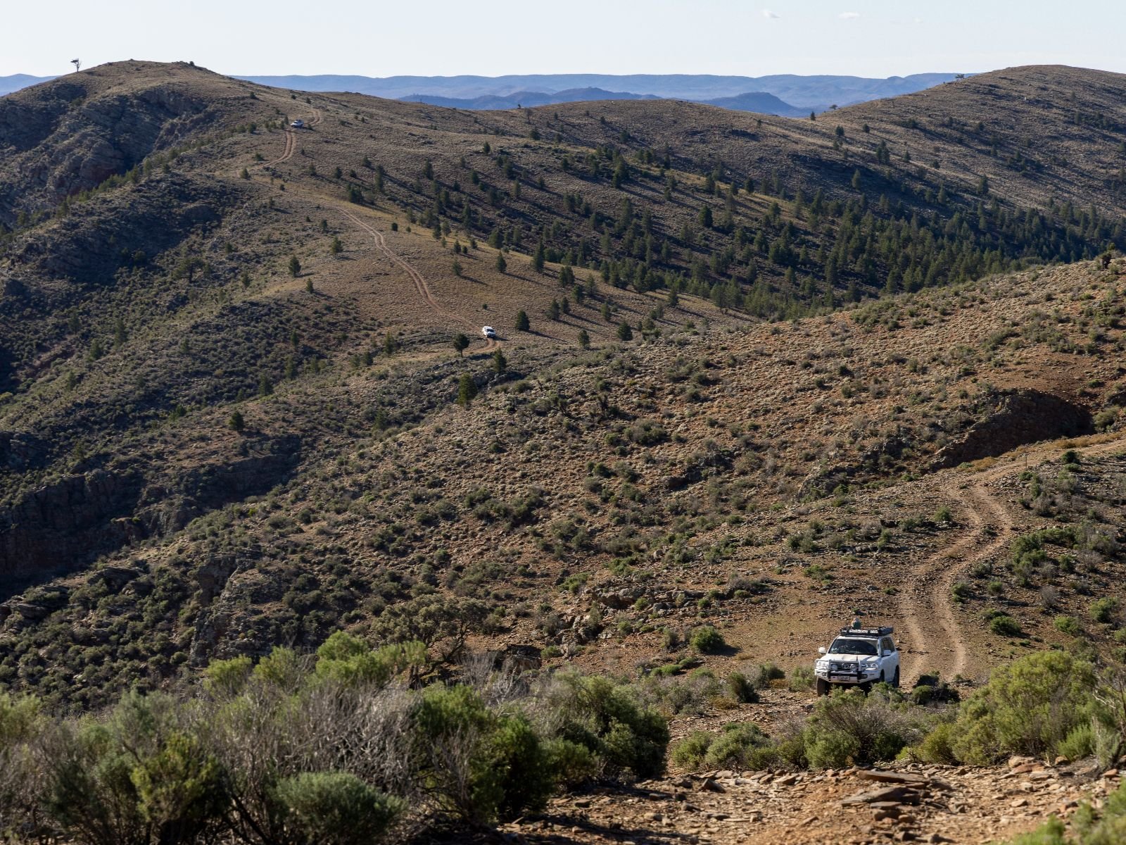 Rondreis Australië, Flinders Ranges, 4WD In Glooiend Landschap