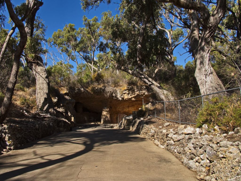 Rondreis Australië, Yanchep National Park, Ingang Cabaret Cave