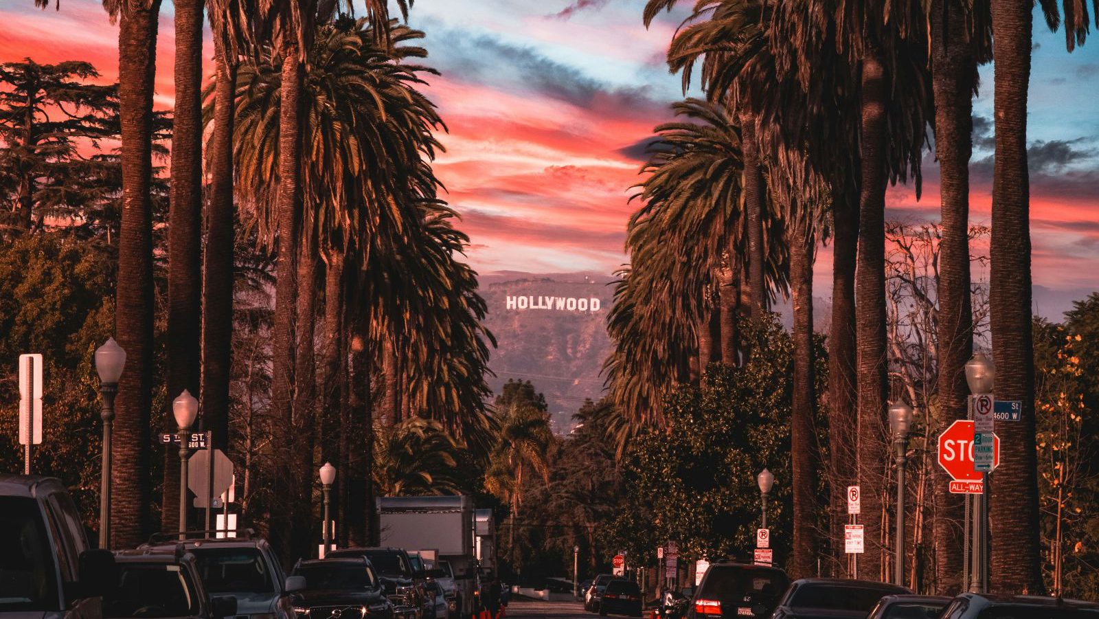 Rondreis Amerika, Los Angeles, Hollywood sign in de verte