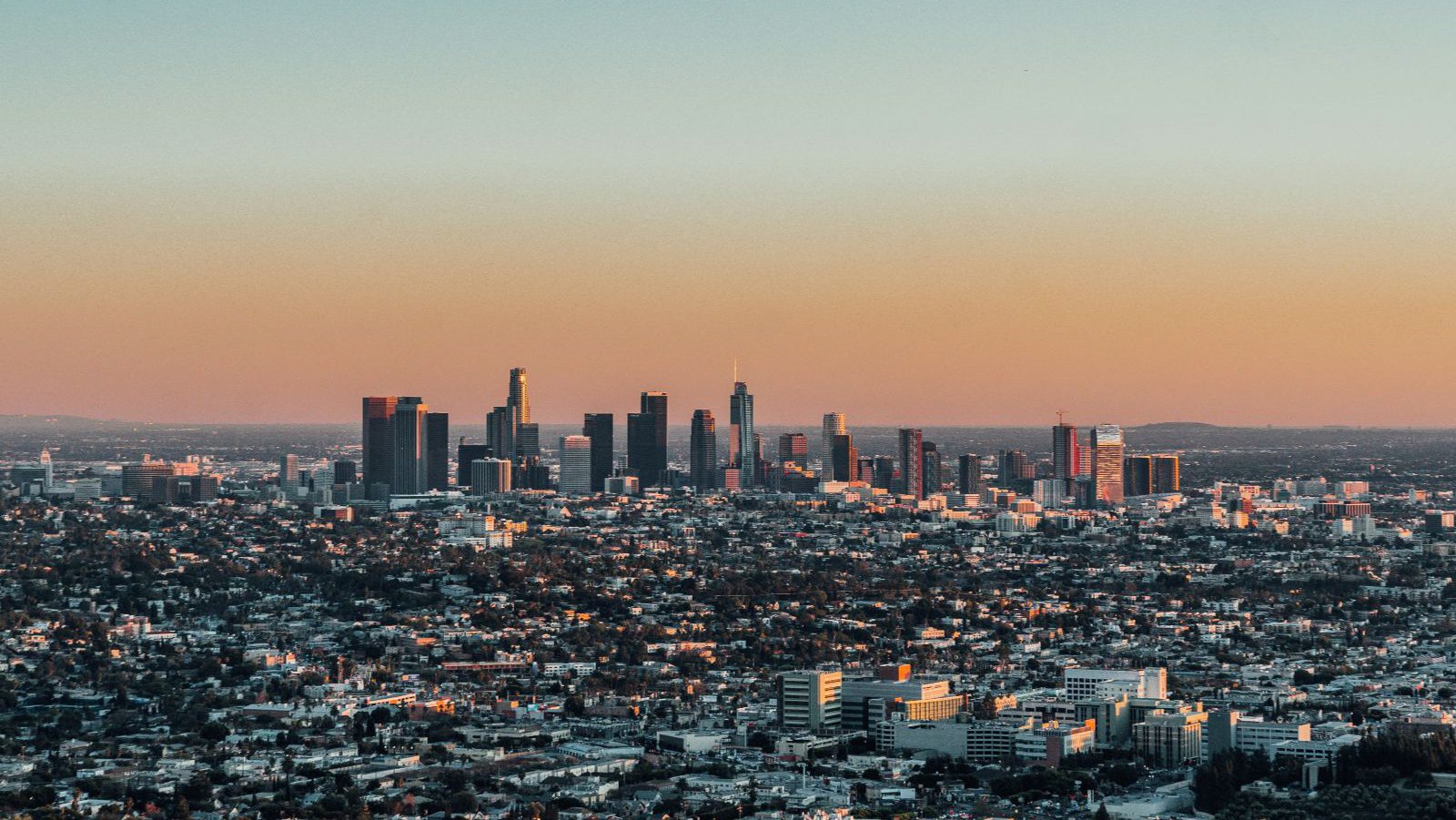 Rondreis Amerika, Los Angeles, LA skyline