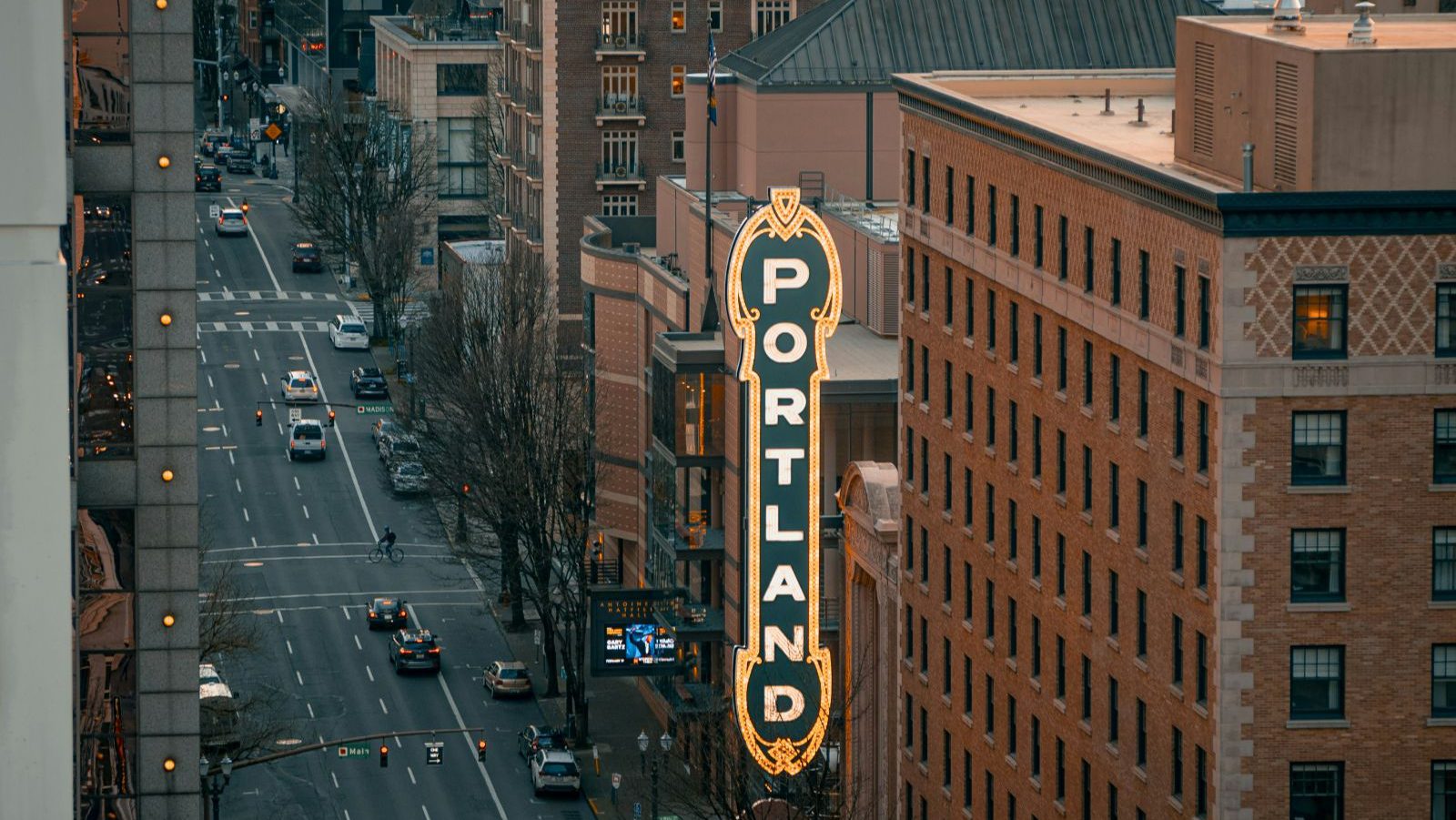 Rondreis Amerika, Portland, bord met Portland
