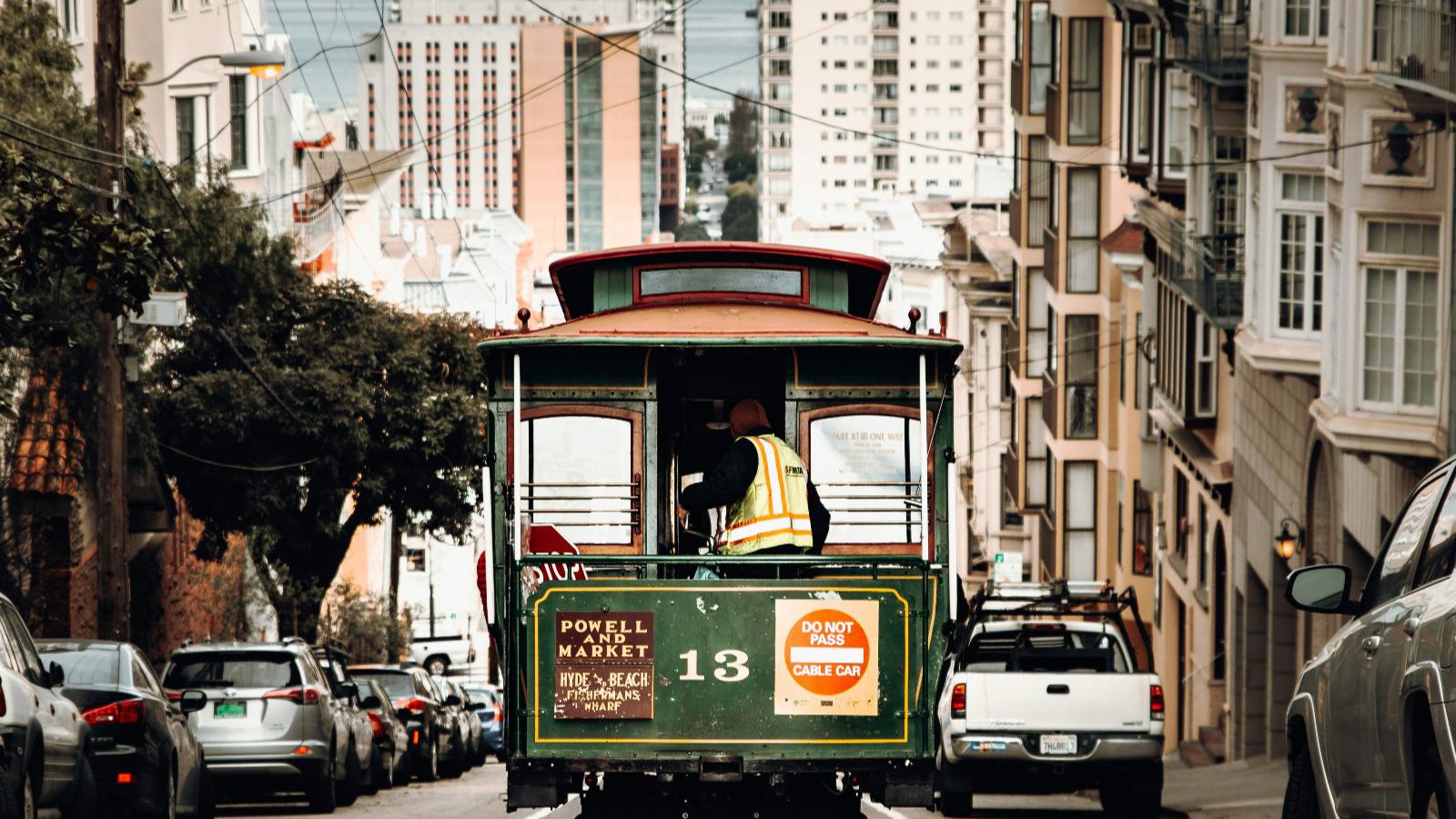 Rondreis Amerika, San Francisco, Cable car straat