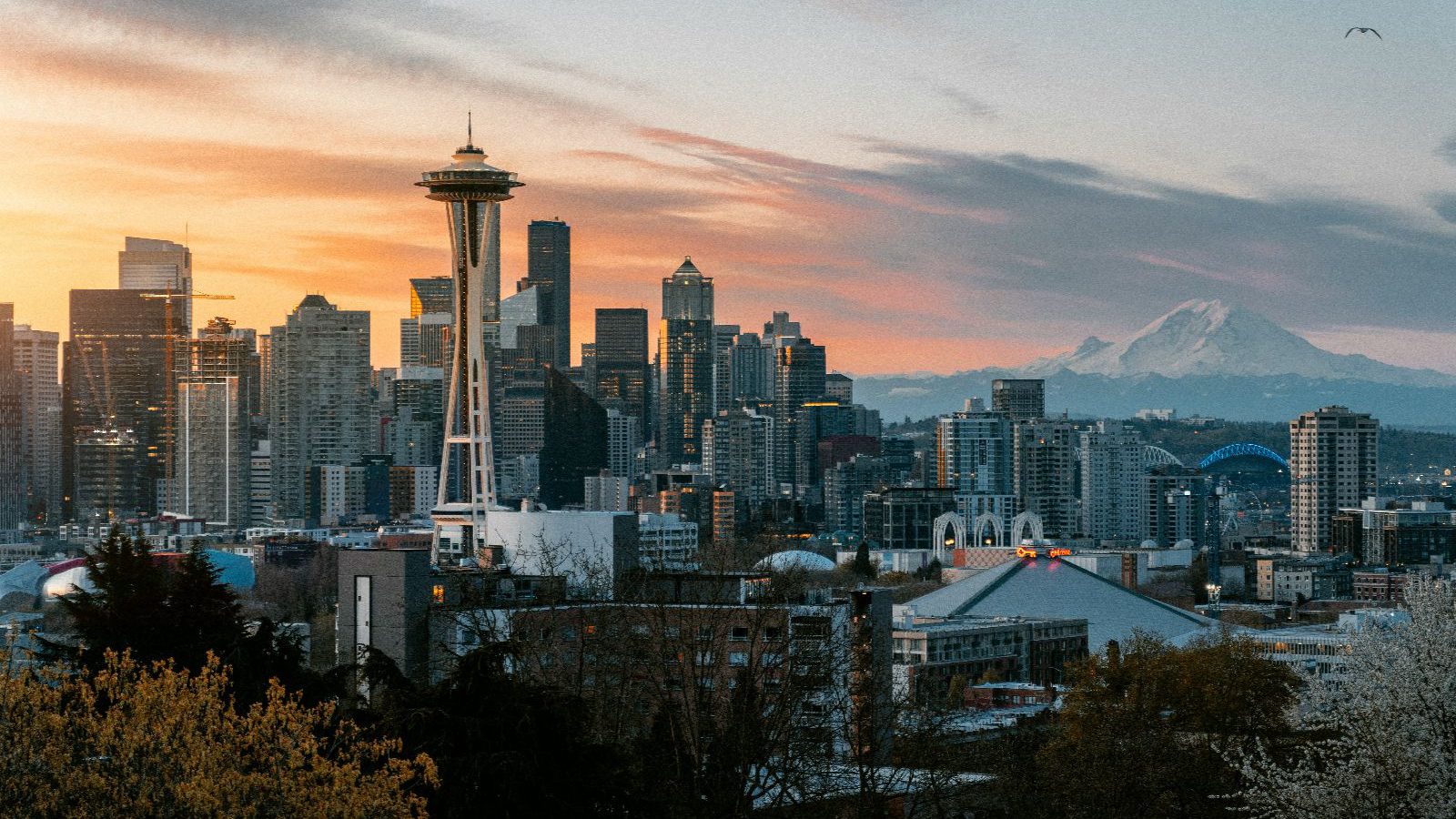 Rondreis Amerika, Seattle, Skyline van de stad