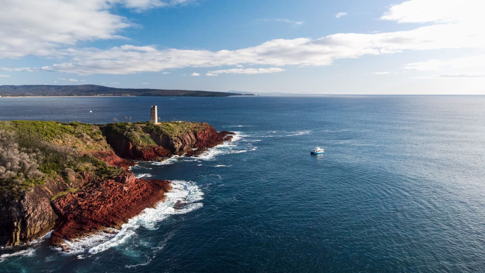 Rondreis Australië, Eden, Sapphire Coast, Kust Met Vuurtoren