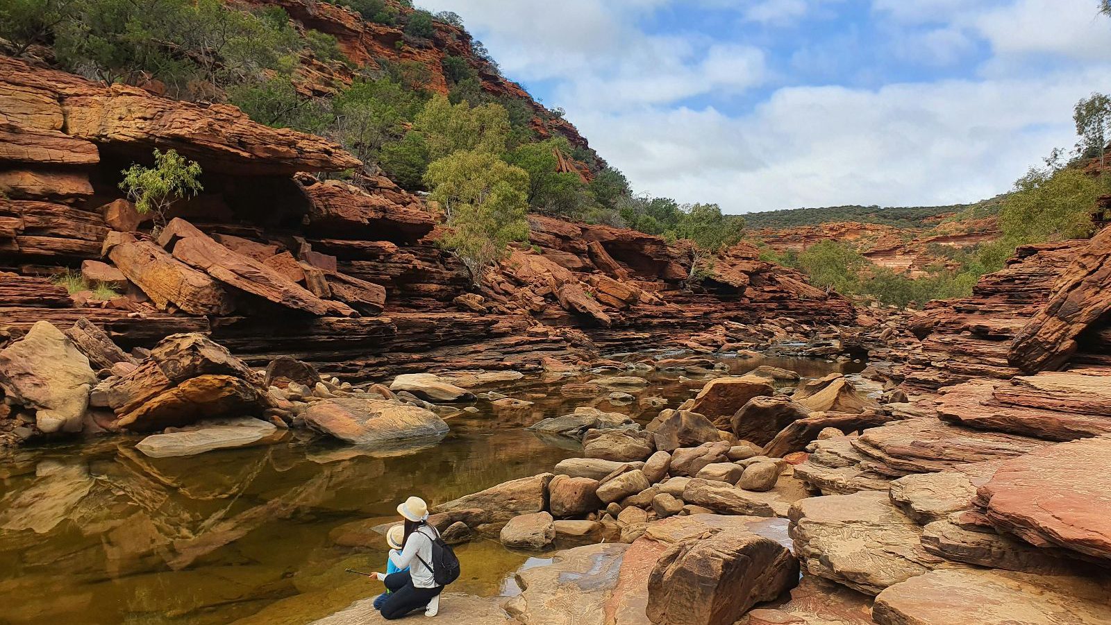 Rondreis Australie, Kalbarri, Z-Bend Gorge