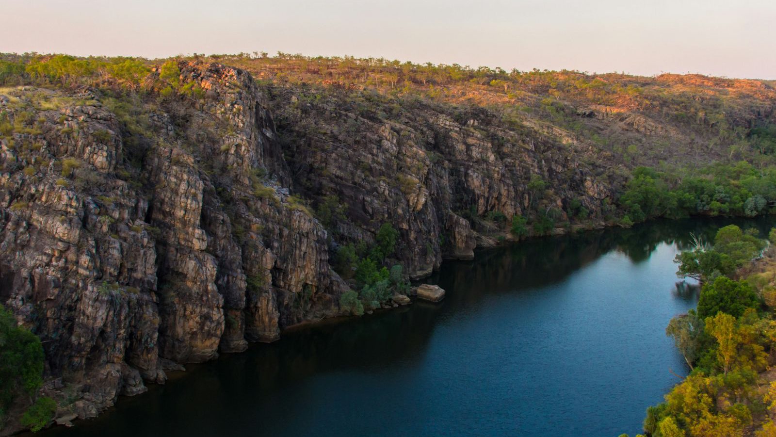 Rondreis Australië, Katherine Nitmiluk National Park, gebergte