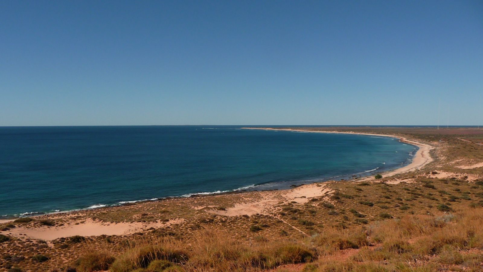 Rondreis Australie, Monkey Mia-Shark Bay, strand