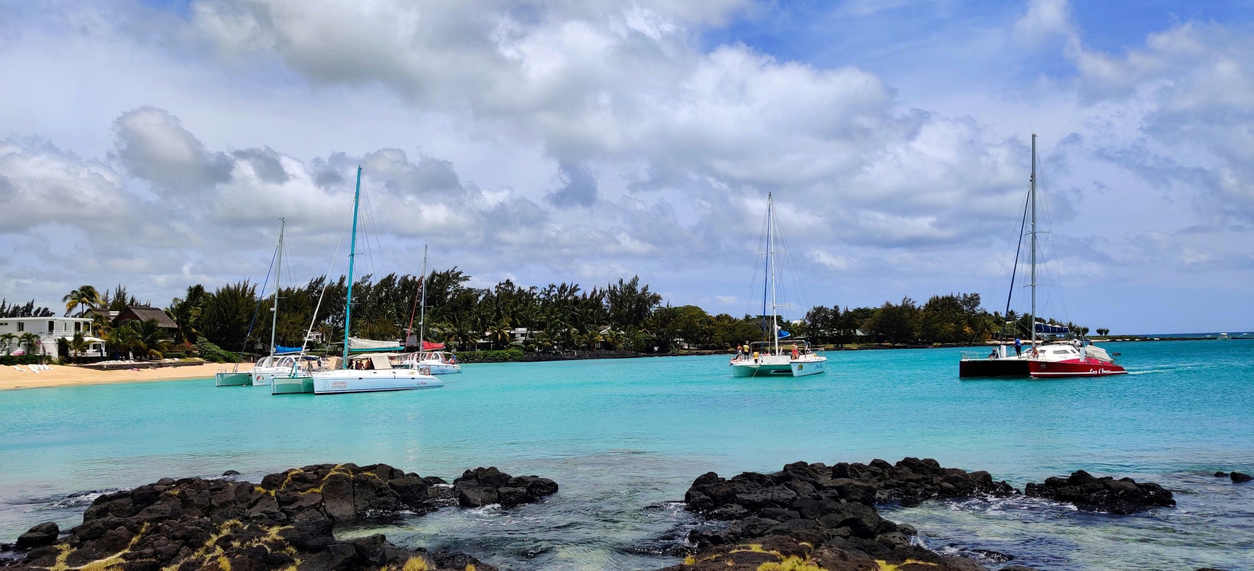 Rondreis Mauritius, Grand Baie, catamarans