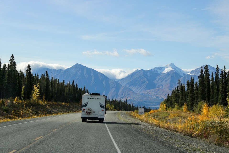 Rondreis Yukon, camper in Yukon