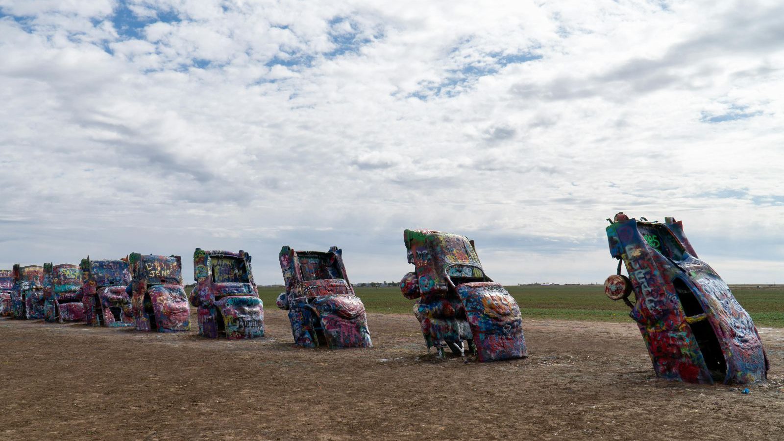 Rondreis Amerika, Amarillo, Cadillac Ranch