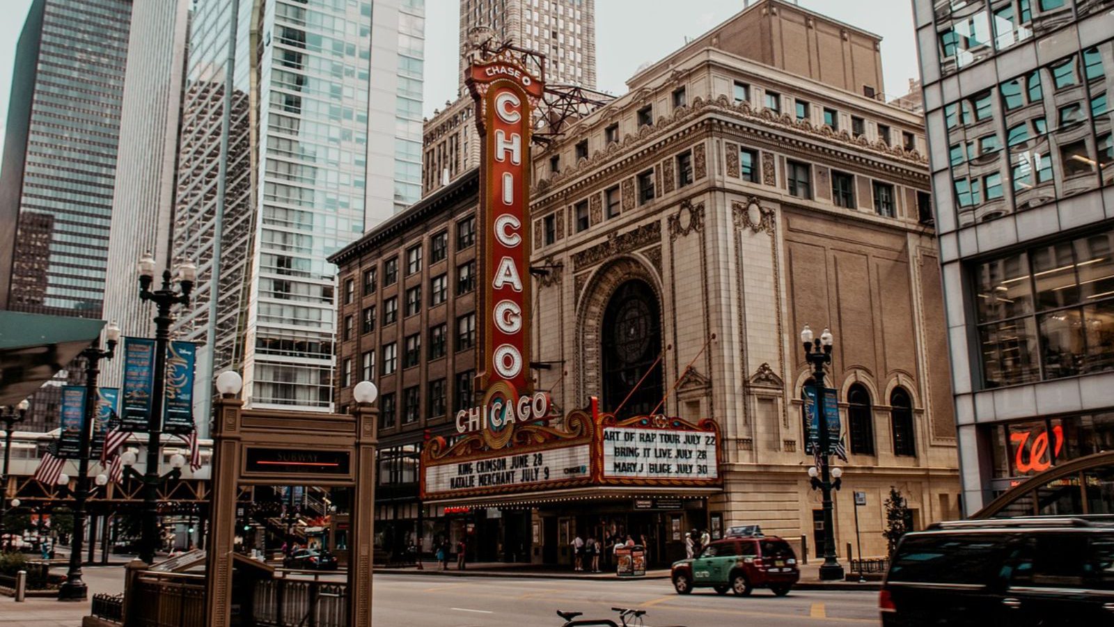 Rondreis Amerika, Chicago, Straatbeeld