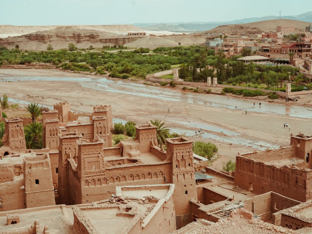Rondreis Marokko, Aït Ben Haddou, bovenaanzicht van de stad