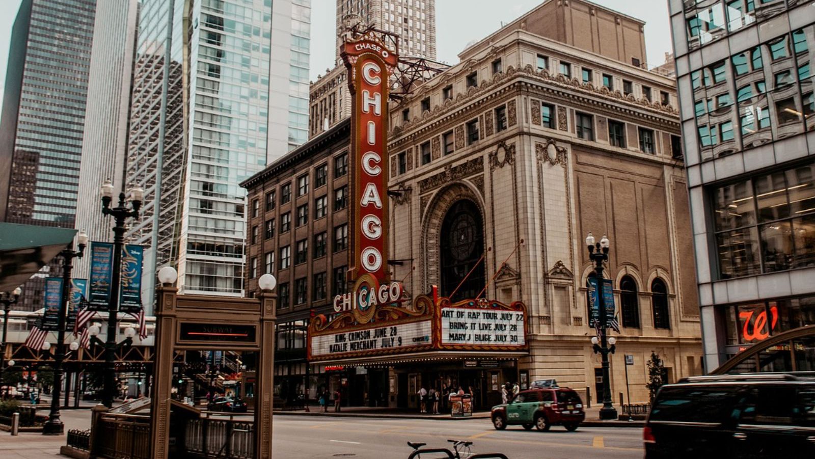 Rondreis Amerika, Chicago, Straatbeeld
