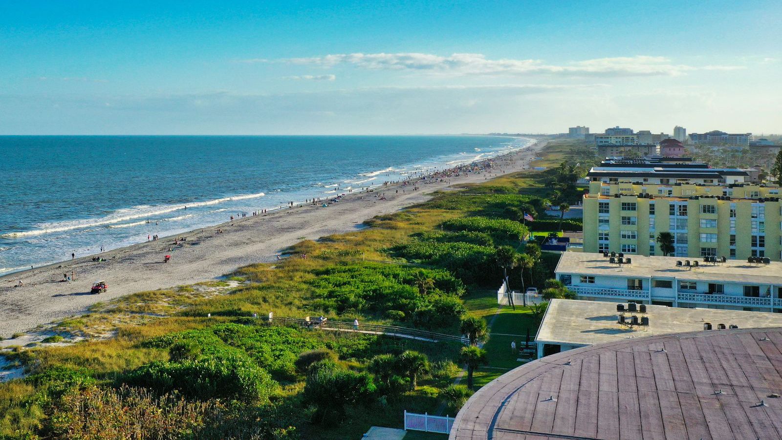 Rondreis Amerika, Cocoa Beach, Uitzicht op zee