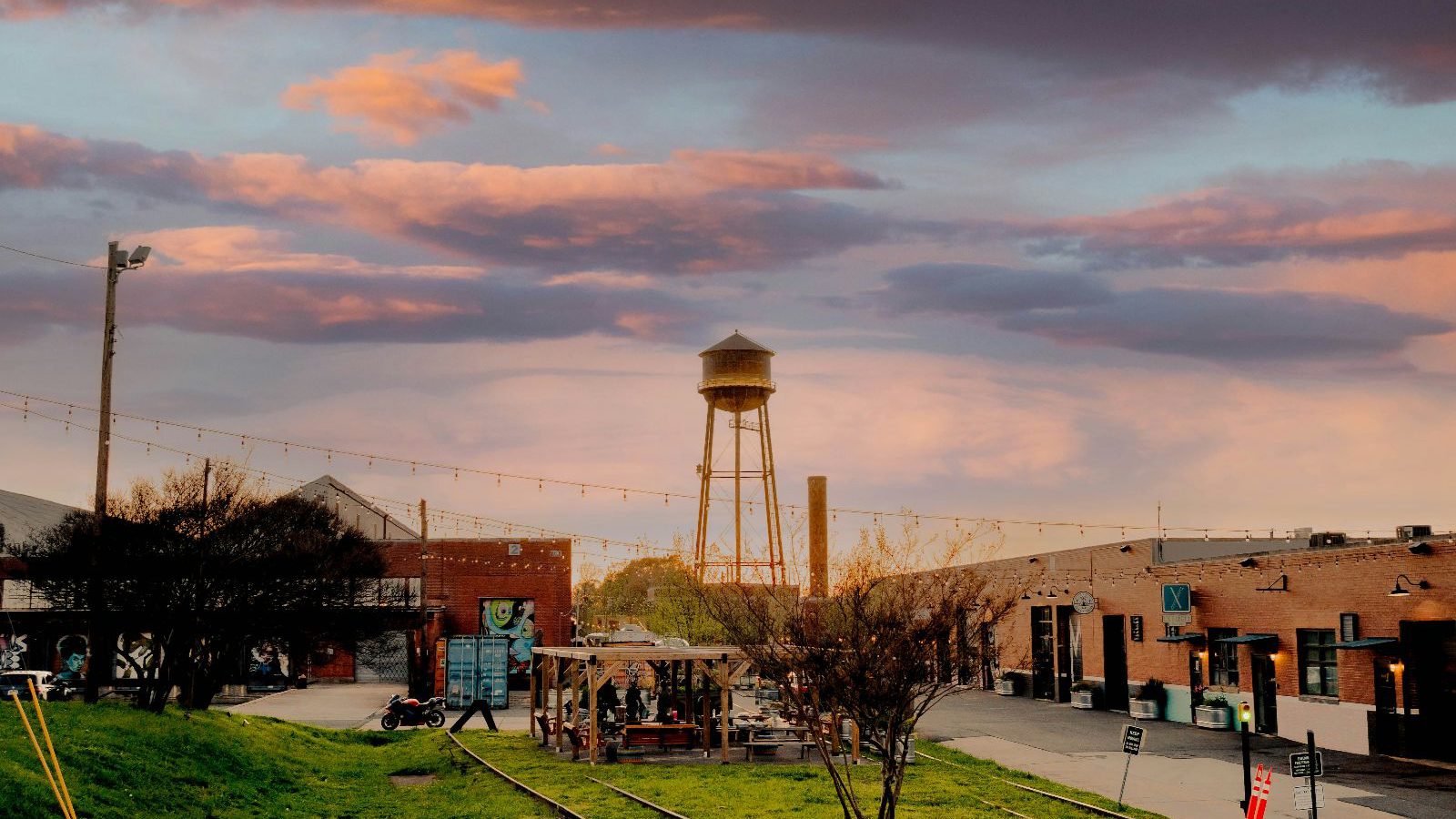 Rondreis Amerika, Deep South en Texas, Charlote North Carolina,Camp North End