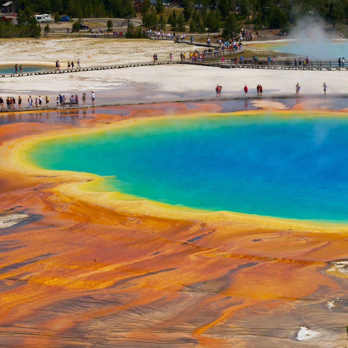 Rondreis-Amerika-Yellowstone-Grand-Prismatic-Spring