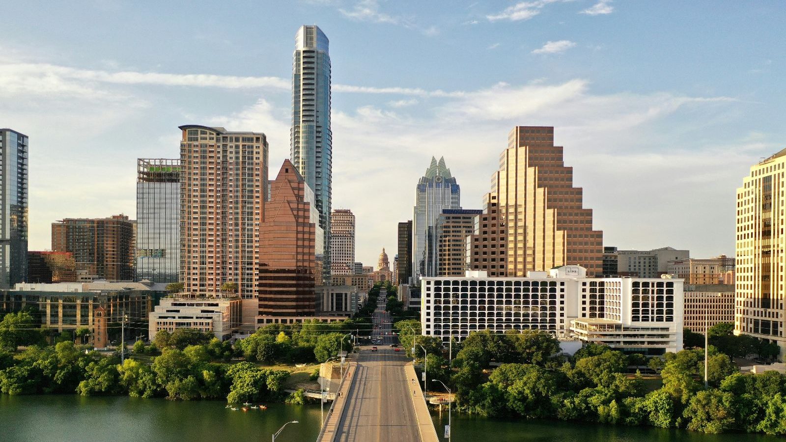 Rondreis Amerika, Austin, Rivier En Skyline
