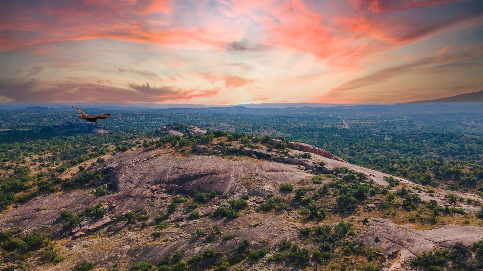Rondreis Amerika, Fredericksburg, Enchanted Rock
