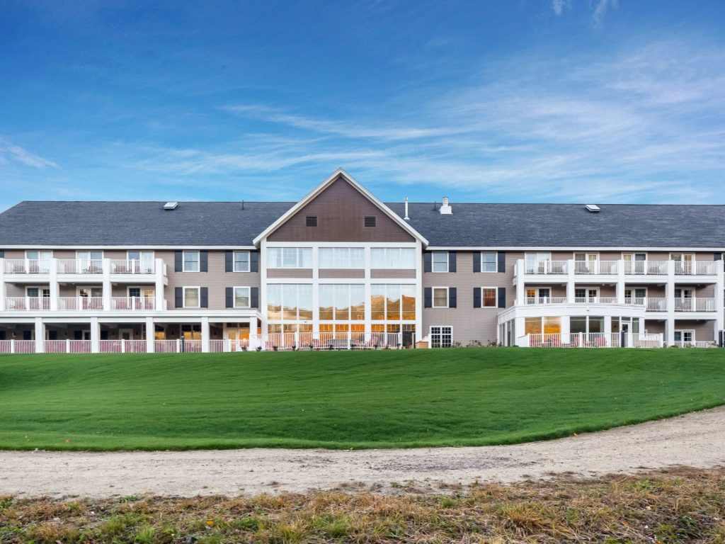 Rondreis Amerika, Gorham, The Glen House, vooraanzicht accommodatie