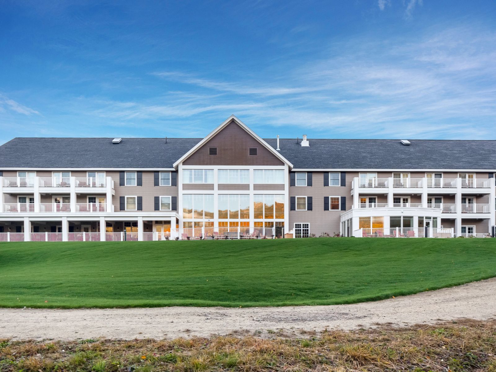 Rondreis Amerika, Gorham, The Glen House, vooraanzicht accommodatie