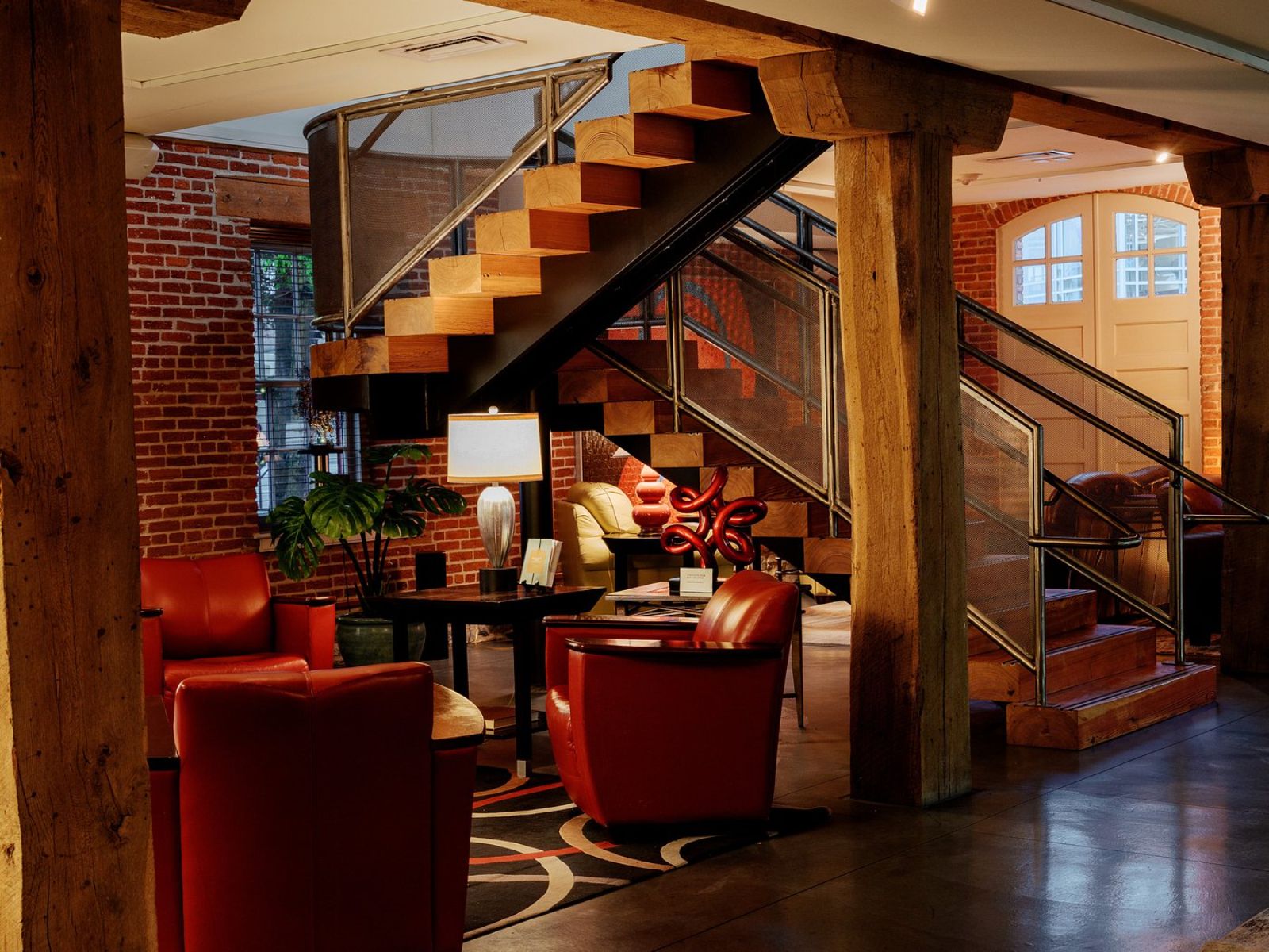 Rondreis Amerika, Lancaster, Lancaster Arts Hotel, lobby