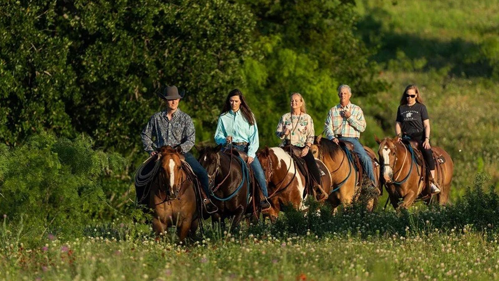 Rondreis Amerika, Texas, Graham, Wildcatter Ranch, paardrijden