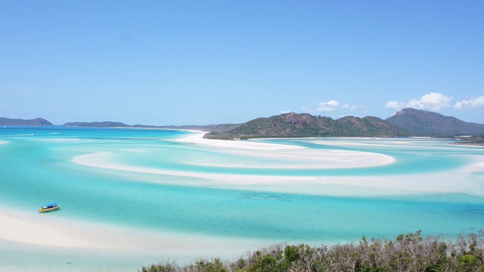 Rondreis Australië, Airlie Beach, Excursie Dagtour Whitehaven Beach and Hamilton Island, Whitehaven strand