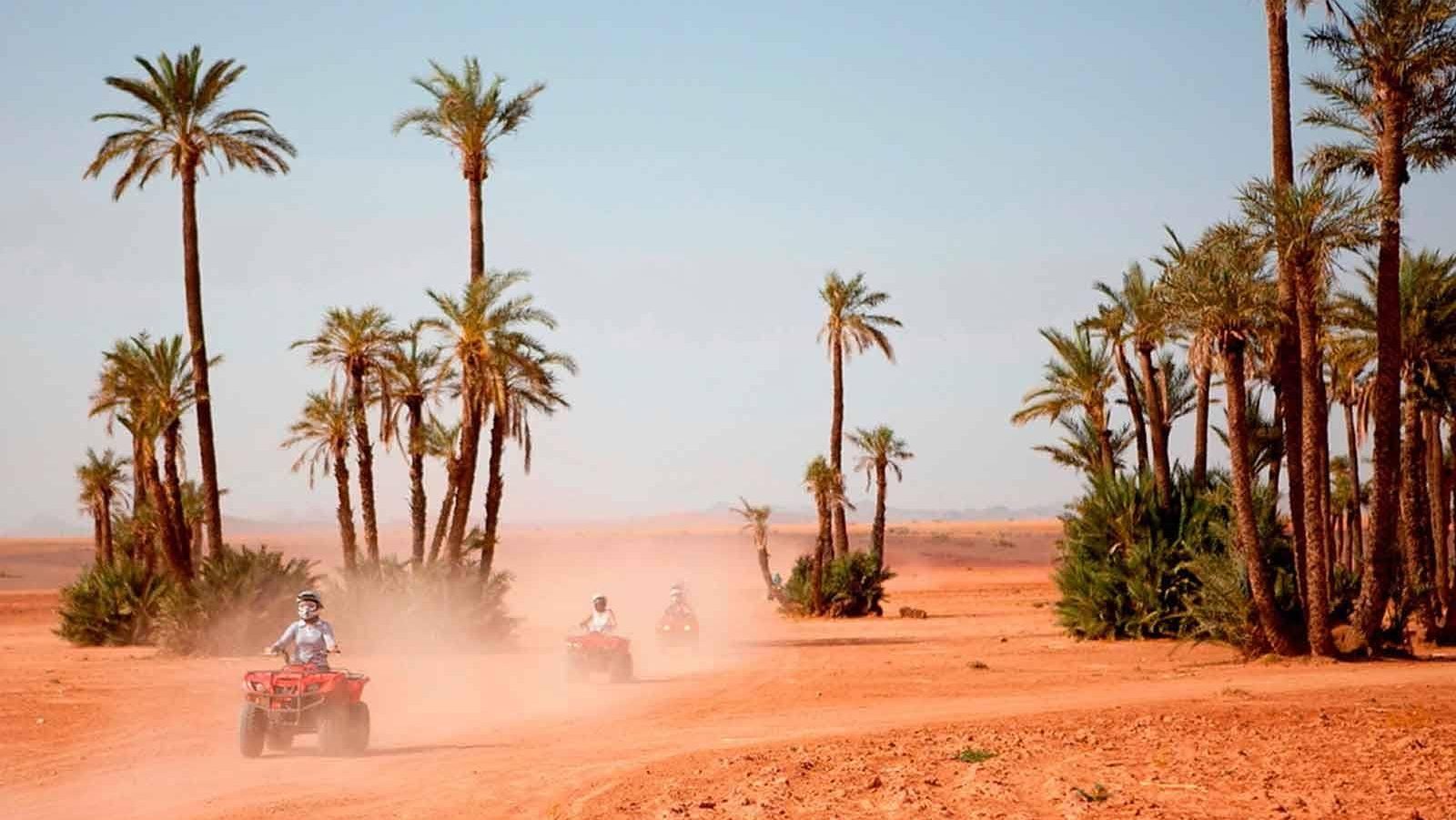 Rondreis Marokko, Quadtour palmoases van Marrakech