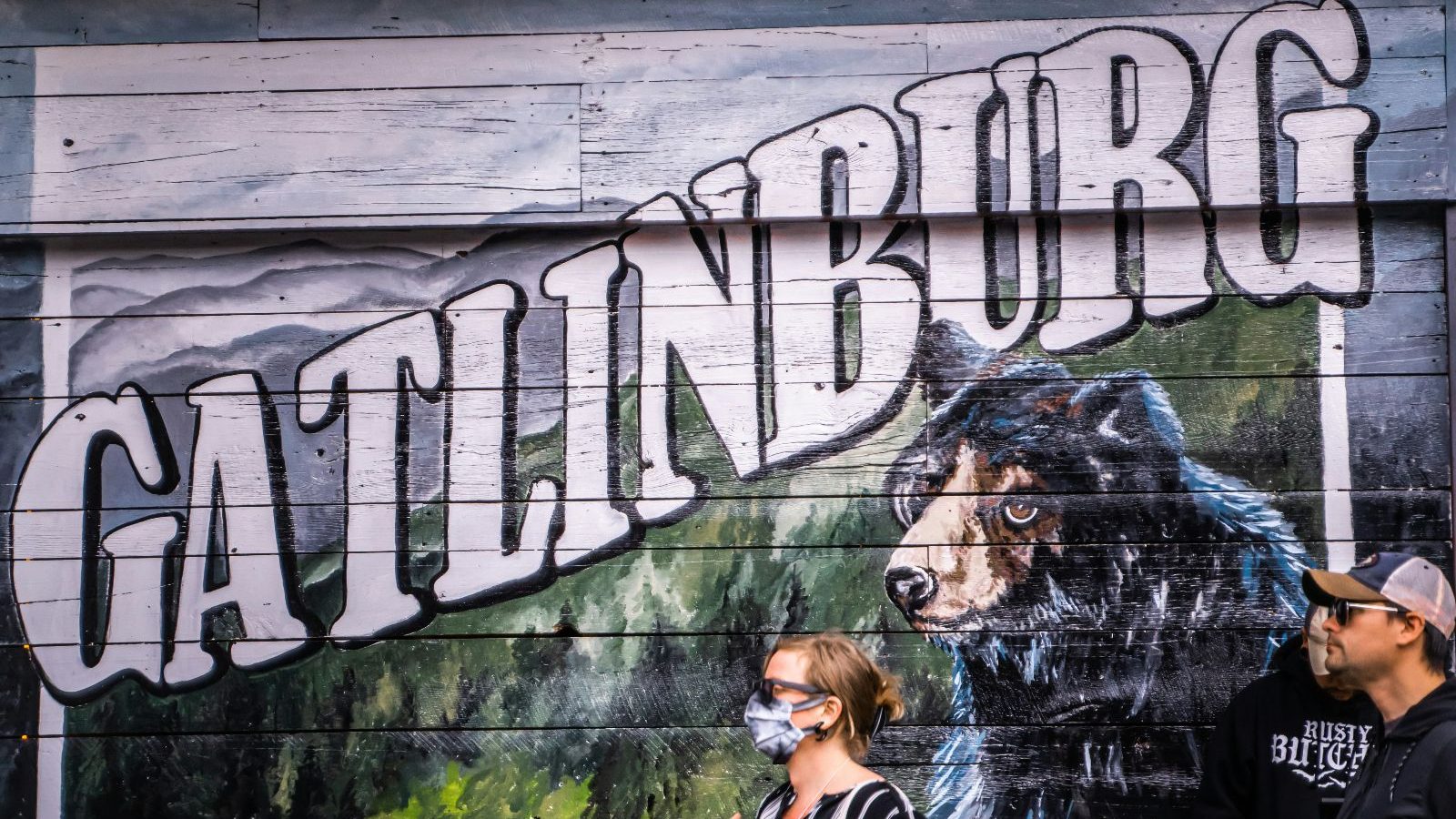 Rondreis Amerika, Gatlinburg & Great Smokey Mountains N.P., grafitti