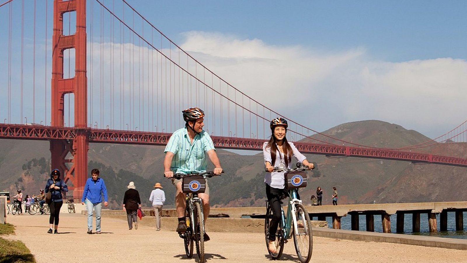 Rondreis Amerika, West-Amerika, San Francisco, Fiets tour excursies golden gate bridge